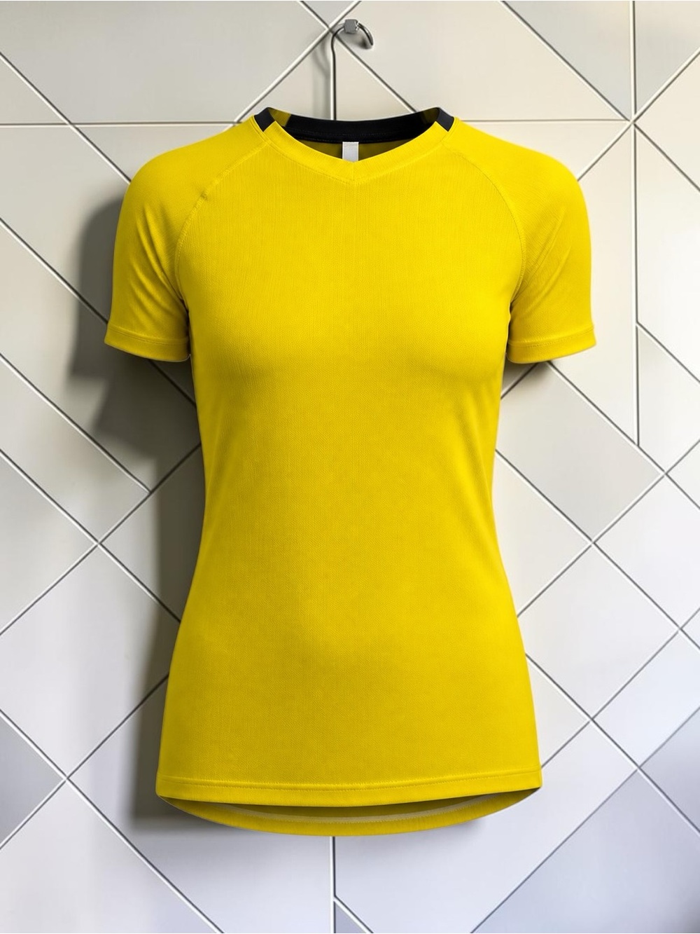 NWT Lululemon Women’s Yellow Performance Short-Sleeve Shirt
